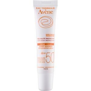 Avène Sun Minéral ochranný krém na citlivá místa bez chemických filtrů a parfemace SPF 50+
