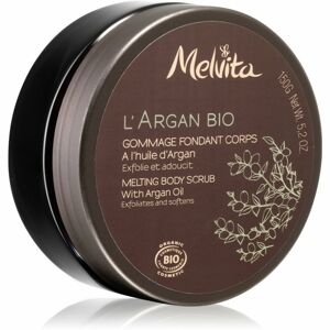 Melvita L'Argan Bio hydratační tělový peeling 150 g