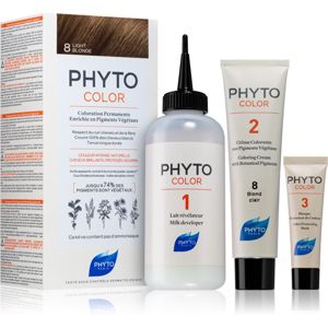 Phyto Color barva na vlasy bez amoniaku odstín 8 Light Blonde