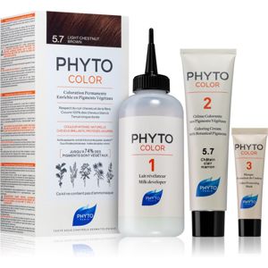 Phyto Color barva na vlasy bez amoniaku odstín 5.7 Light Chestnut Brown