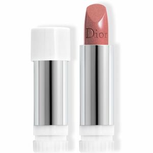 DIOR Rouge Dior The Refill dlouhotrvající rtěnka náhradní náplň odstín 100 Nude Look Metallic 3,5 g