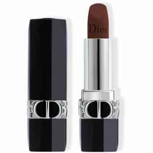 DIOR Rouge Dior dlouhotrvající rtěnka plnitelná odstín 400 Nude Line (Velvet) 3,5 g