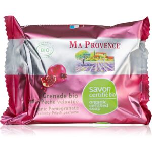 Ma Provence Pomegranate & Velvety Peach přírodní tuhé mýdlo 75 g