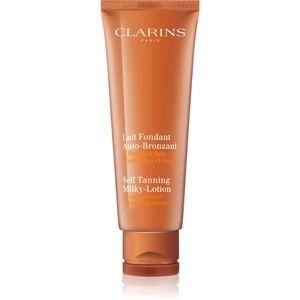Clarins Self Tanning Milky-Lotion samoopalovací krém na tělo a obličej s hydratačním účinkem 125 ml