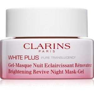 Clarins White Plus Pure Translucency Brightening Revive Night Mask-Gel rozjasňující noční maska 50 ml