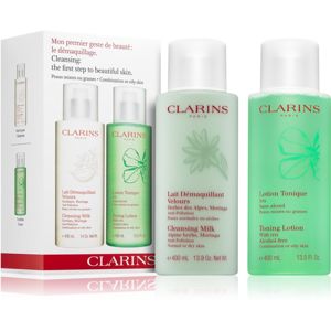 Clarins Cleansing Milk & Toning Lotion kosmetická sada II. pro ženy