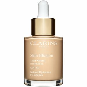 Clarins Skin Illusion Natural Hydrating Foundation rozjasňující hydratační make-up SPF 15 odstín 101 Linen 30 ml