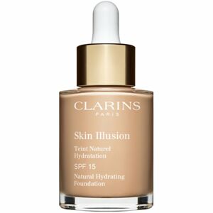 Clarins Skin Illusion Natural Hydrating Foundation rozjasňující hydratační make-up SPF 15 odstín 108.3 Organza 30 ml