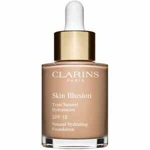 Clarins Skin Illusion Natural Hydrating Foundation rozjasňující hydratační make-up SPF 15 odstín 109 Wheat 30 ml