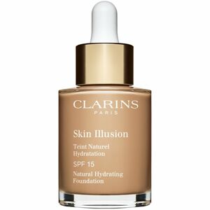 Clarins Skin Illusion Natural Hydrating Foundation rozjasňující hydratační make-up SPF 15 odstín 111 Auburn 30 ml