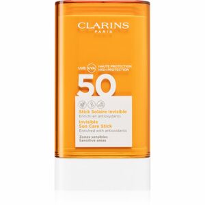 Clarins Invisible Sun Care Stick ochranná tyčinka na citlivá místa SPF 50 17 g