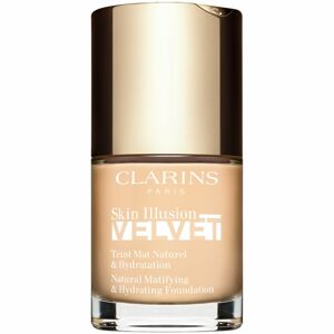 Clarins Skin Illusion Velvet tekutý make-up s matným finišem s vyživujícím účinkem odstín 100.3N 30 ml