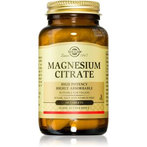 Solgar Magnesium Citrate tablety pro podporu imunity, snížení míry únavy a vyčerpání 60 tbl
