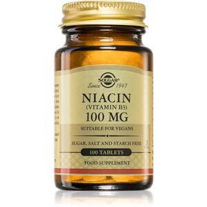 Solgar Niacin 100 mg doplněk stravy pro normální činnost nervové soustavy 100 tbl