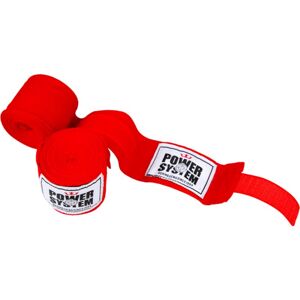 Power System Boxing Wraps boxerské bandáže barva Red 1 ks