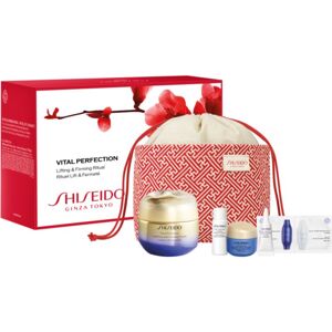 Shiseido Vital Perfection Uplifting and Firming Cream Pouch Set dárková sada (pro vyhlazení kontur)