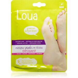 Loua Exfoliating Feet Mask regenerační maska na nohy a nehty 14