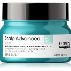 L’Oréal Professionnel Serie Expert Scalp Advanced šampon a maska 2 v 1 pro mastné vlasy a vlasovou pokožku 250 ml