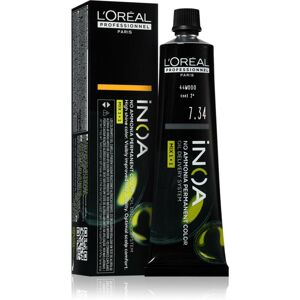 L’Oréal Professionnel Inoa permanentní barva na vlasy bez amoniaku odstín 7.34 60 ml