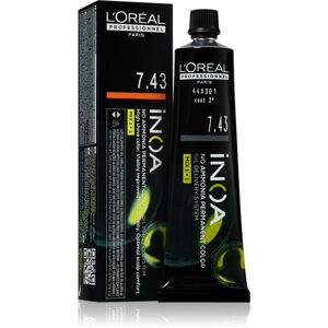 L’Oréal Professionnel Inoa permanentní barva na vlasy bez amoniaku odstín 7.43 60 ml