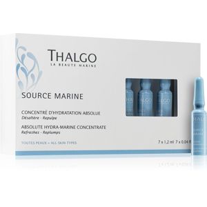 Thalgo Source Marine Absolute Hydra-Marine Concentrate intenzivně hydratační koncentrát pro suchou pleť 7x1.2 ml