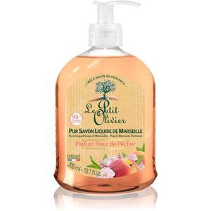 Le Petit Olivier Peach Blossom vyživující tekuté mýdlo