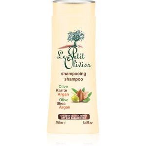 Le Petit Olivier Olive, Shea & Argan šampon pro suché a poškozené vlasy 250 ml