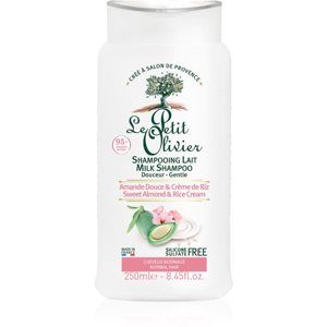 Le Petit Olivier Sweet Almond & Rice Cream zjemňující šampon pro normální vlasy