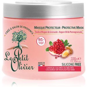 Le Petit Olivier Argan Oil & Pomegranate maska pro barvené a melírované vlasy