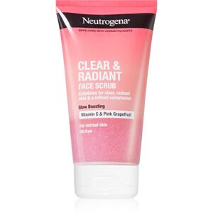 Neutrogena Clear & Radiant osvěžující peeling na obličej 150 ml