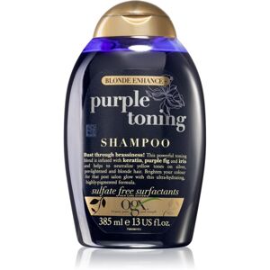 OGX Blonde Enhance+ Purple Toning fialový šampon neutralizující žluté tóny 385 ml