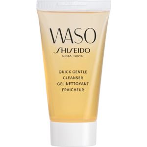 Shiseido Waso Quick Gentle Cleanser čisticí a odličovací gel bez alkoholu 30 ml