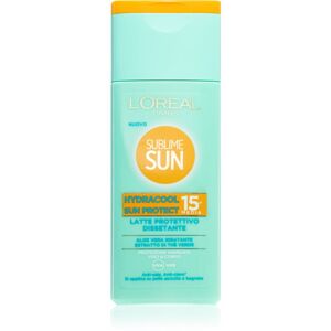 L’Oréal Paris Sublime Sun Hydrafresh Protect ochranné opalovací mléko SPF 15 200 ml