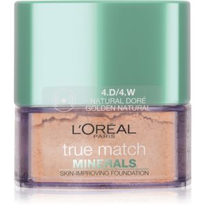 L’Oréal Paris True Match Minerals pudrový make-up odstín 4.D/4.W Golden Natural 10 g