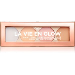 L’Oréal Paris Wake Up & Glow La Vie En Glow rozjasňující paletka odstín 02 Cool Glow 5 g
