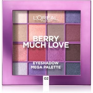 L’Oréal Paris Eyeshadow Mega Palette Berry Much Love paleta očních stí