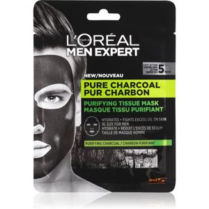 L’Oréal Paris Men Expert Pure Charcoal plátýnková maska 30 g