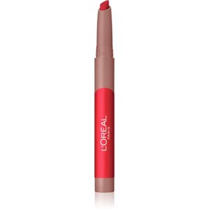 L’Oréal Paris Infallible Matte Lip Crayon rtěnka v tužce s matným efektem odstín 111 Little Chili 2,5 g