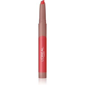 L’Oréal Paris Infallible Matte Lip Crayon rtěnka v tužce s matným efektem odstín 108 Hot Apricot 2,5 g