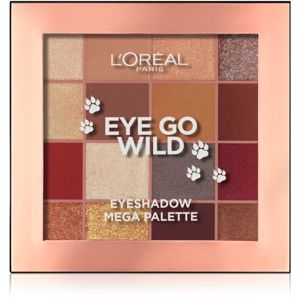 L’Oréal Paris Eye Go Wild Eyeshadow Mega Palette paletka očních stínů 17 g
