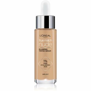 L’Oréal Paris True Match Nude Plumping Tinted Serum sérum pro sjednocení barevného tónu pleti odstín 2-3 Light 30 ml