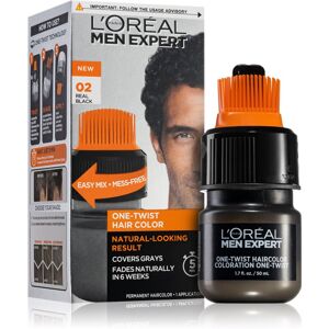 L’Oréal Paris Men Expert One Twist barva na vlasy s aplikátorem pro muže 02 Real Black