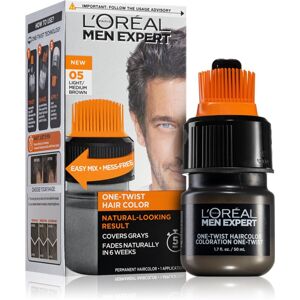 L’Oréal Paris Men Expert One Twist barva na vlasy s aplikátorem pro muže 05 Light Medium Brown 1 ks