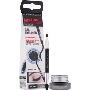 Maybelline Eyeliner Lasting Drama™ gelové oční linky odstín 01 Intense Black 2.8 g