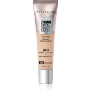 Maybelline Dream Urban Cover vysoce krycí make-up odstín 122 Creamy Beige 30 ml