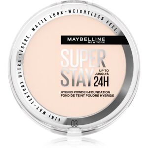 Maybelline SuperStay 24H Hybrid Powder-Foundation kompaktní pudrový make-up pro matný vzhled odstín 03 9 g