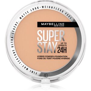 Maybelline SuperStay 24H Hybrid Powder-Foundation kompaktní pudrový make-up pro matný vzhled odstín 40 9 g
