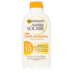 Garnier Ambre Solaire ochranné hydratační mléko na obličej a tělo SPF 10 200 ml