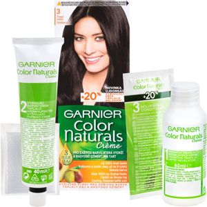 Garnier Color Naturals Creme barva na vlasy odstín 3 Natural Dark Brown 1 ks