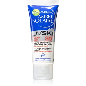 Garnier Ambre Solaire UV Ski ochranný krém na obličej do nepříznivého počasí SPF 30 30 ml